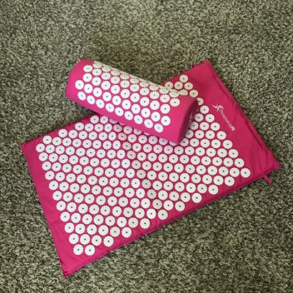 Acupressure Mat and Pillow Set by Prosource Fit